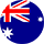 Australia Round Flag